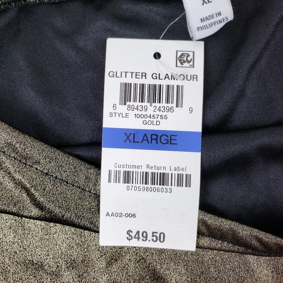 Bar III Glitter Bell Sleeves Off the Shoulder Top - Picture 4 of 7